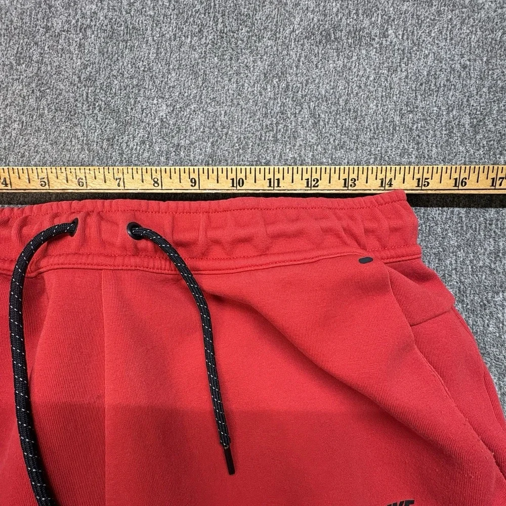 Nike Tech Fleece Jogger Red Sweatpants Mens Medium Performance CU4495